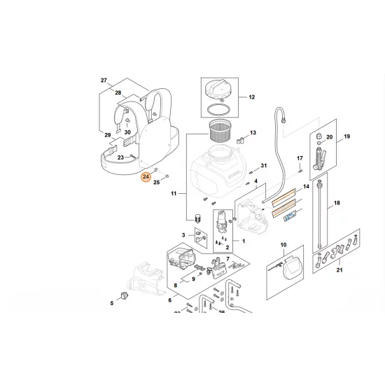 STIHL  Podkładka 6,4 9307 021 0140